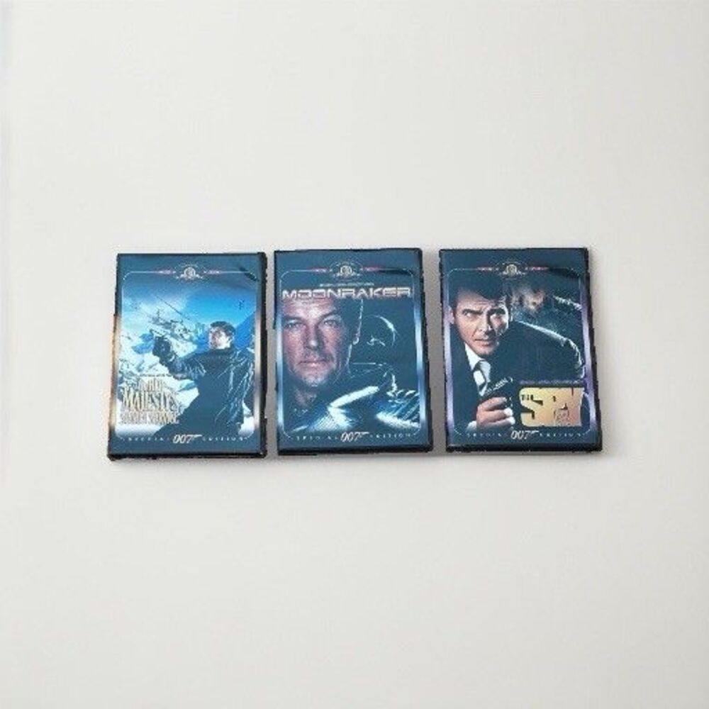 Lot 70s James Bond 007 Special Edition DVDs Moore Saltzman Moonraker Spy Majesty